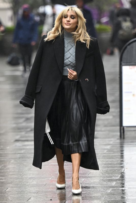 ASHLEY ROBERTS Leaves Global Studios in London 03/01/2022