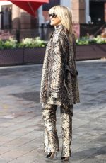 ASHLEY ROBERTS Leaves Heart Radio in London 03/21/2022
