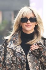 ASHLEY ROBERTS Leaves Heart Radio in London 03/21/2022