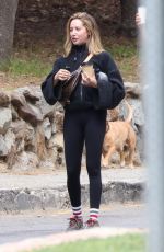 ASHLEY TISDALE Out Hiking with a Friend in Hollywood Hills 03/04/2022