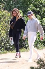 ASHLEY TISDALE Out Hiking with a Friend in Hollywood Hills 03/04/2022