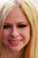 AVRIL LAVIGNE Arrives at Jimmy Kimmel Live in Los Angeles 02/28/2022