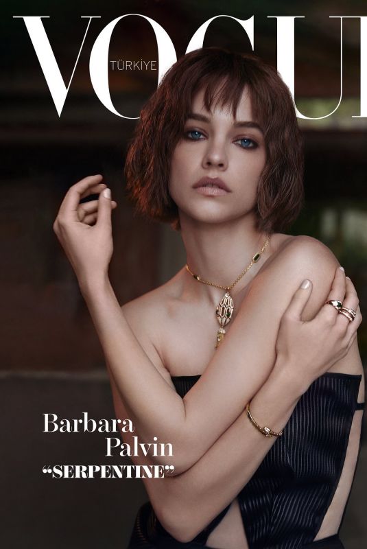 BARBARA PALVIN on the Cover of Vogue Magazine, Turkey April 2022