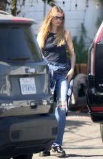 BEHATI PRINSLOO Leaves a Meeting in Los Angeles 03/21/2022