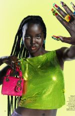 BELLA HADID and ADUT AKECH in Vogue Magazine, April 2022