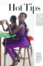 BELLA HADID and ADUT AKECH in Vogue Magazine, April 2022
