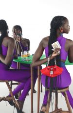 BELLA HADID and ADUT AKECH in Vogue Magazine, April 2022