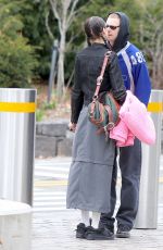 BELLA HADID and Marc Kalman at Hudson River Park in New York 03/20/2022