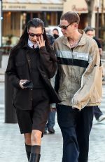 BELLA HADID and Marc Kalman Leaves Cafe de Flore in Paris 03/07/2022