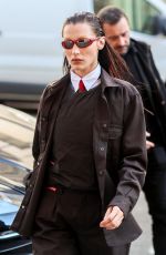 BELLA HADID and Marc Kalman Leaves Cafe de Flore in Paris 03/07/2022