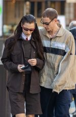 BELLA HADID and Marc Kalman Out in Paris 03/07/2022