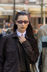 BELLA HADID and Marc Kalman Out in Paris 03/07/2022