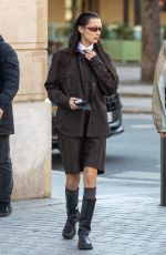 BELLA HADID and Marc Kalman Out in Paris 03/07/2022