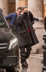 BELLA HADID Arrives at Royal Academy of Arts in London 03/13/2022