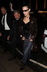 BELLA HADID at Burberry Dinner in London 03/11/2022