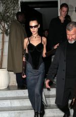 BELLA HADID at Burberry Dinner in London 03/11/2022