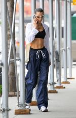 BELLA HADID Heading to a Gym in New York 03/19/2022
