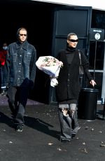 BELLA HADID Leaves Balenciaga Fall/Winter 2022/2023 Fashion Show in Paris 03/06/2022