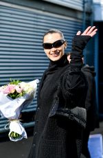 BELLA HADID Leaves Balenciaga Fall/Winter 2022/2023 Fashion Show in Paris 03/06/2022