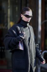 BELLA HADID Leaves Her Hotel in Paris 03/06/2022