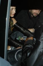 BELLA HADID Leaves Off-White Show at Paris Fashion Week 02/28/2022