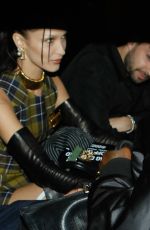BELLA HADID Leaves Off-White Show at Paris Fashion Week 02/28/2022