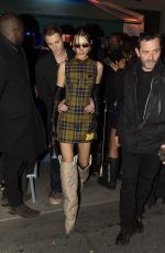 BELLA HADID Leaves Off-White Show at Paris Fashion Week 02/28/2022