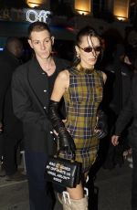BELLA HADID Leaves Off-White Show at Paris Fashion Week 02/28/2022
