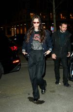 BELLA HADID Night Out in Paris 03/05/2022