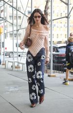 BELLA HADID Out and About in New York 03/15/2022