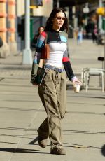 BELLA HADID Out and About in New York 03/21/2022
