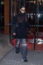 BELLA HADID Out and About in Paris 03/06/2022