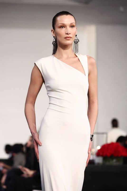 BELLA HADID Walks Runway at Ralph Lauren Fashion Show in New York 03/22/2022