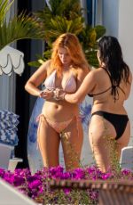 BELLA THORNE in Bikini on Vacation in Cabo San Lucas 03/15/2022