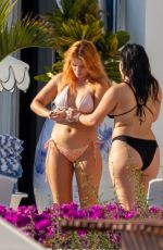 BELLA THORNE in Bikini on Vacation in Cabo San Lucas 03/15/2022