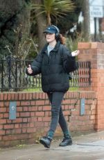 BESSIE CARTER Out in London 02/17/2022