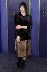 BILLIE EILISH at 94th Annual Oscars Nominees Luncheon in Los Angeles 03/07/2022
