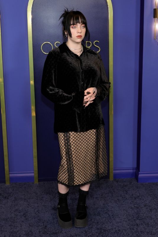 BILLIE EILISH at 94th Annual Oscars Nominees Luncheon in Los Angeles 03/07/2022