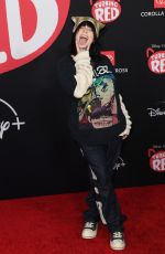 BILLIE EILISH at Turning Red Premiere in Los Angeles 03/01/2022