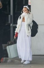 BILLIE LOURD and Austen Rydell Return to Los Angeles 03/16/2022