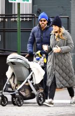 BLAKE LIVELY and  Ryan Reynolds Out with Her Baby in New York 03/30/2022