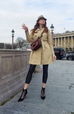 BLANCA BLANCO Arrives in Paris to Promotes Her New Book 03/01/2022