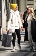 BRAUNWYN SINDHAM-BURKE and VICTORIA BRITO Out Kissing in New York 03/14/2022
