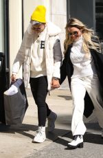 BRAUNWYN SINDHAM-BURKE and VICTORIA BRITO Out Kissing in New York 03/14/2022