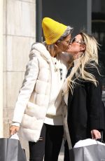 BRAUNWYN SINDHAM-BURKE and VICTORIA BRITO Out Kissing in New York 03/14/2022
