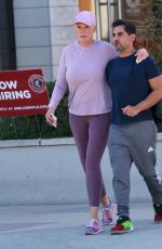 BRIGITTE NIELSEN Leaves Whole Foods in Studio City 03/14/2022