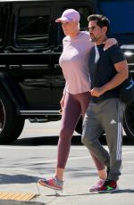 BRIGITTE NIELSEN Leaves Whole Foods in Studio City 03/14/2022