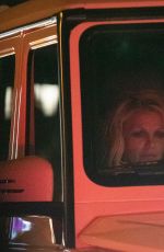 BRITNEY SPEARS Driving to Paris Hilton