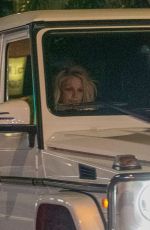 BRITNEY SPEARS Driving to Paris Hilton