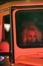 BRITNEY SPEARS Driving to Paris Hilton